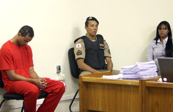 Bruno e Dayanne no tribunal - Edésio Ferreira/EM/D.A Press