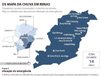 Mapa da chuva em Minas