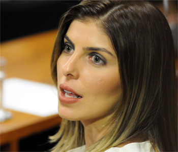 Andressa foi acusada de ter chantageado o juiz que atua na acusação do Cachoeira (Bruno Peres/CB/D.A Press - 22/05/2012)