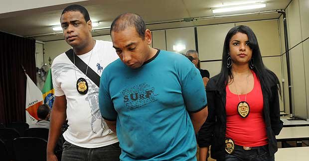 O suspeito afirmou que está arrependido de cometer o crime (Gladyston Rodrigues/EM/D.A.Press)