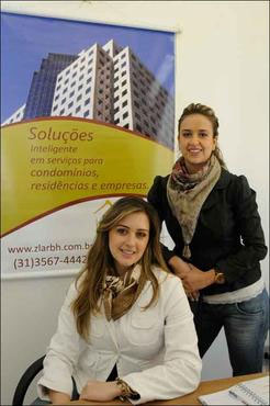 Ludimila e Daniela Soares estão à frente da Z Lar, que oferece de jardineiros a compras de supermercado (Jair Amaral/EM/D.A/Press)
