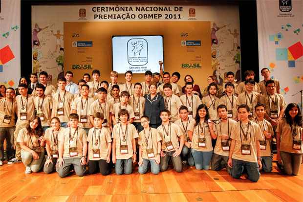 Prêmios foram entregues a alunos de todo o país pela presidente Dilma Rousseff. Amplie a imagem (Roberto Stuckert Filho/PR Rio de Janeiro)