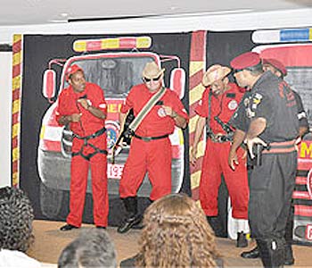 O grupo se apresenta desde 2003 (Corpo de Bombeiros/Divulgação)