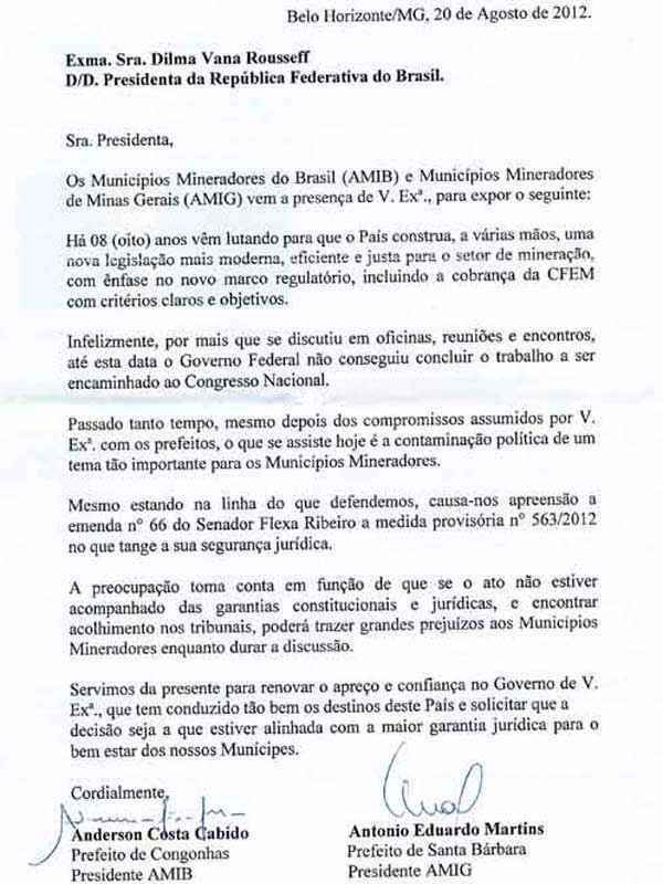 Carta de apresenta