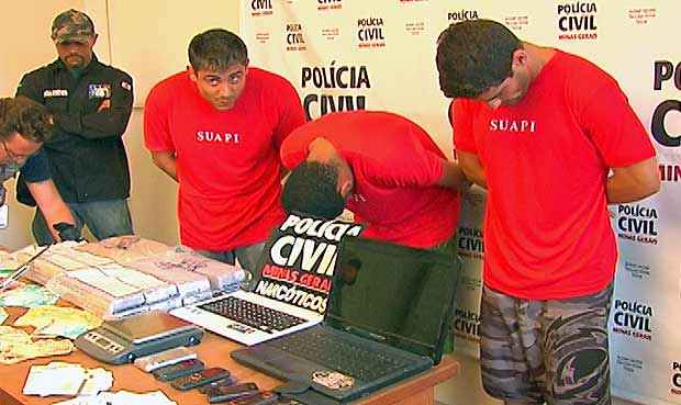 Segundo a Polícia Civil os suspeitos usavam o dinheiro do tráfico para a diversão (TV Alterosa/Reprodução)