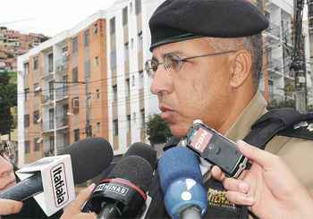O tenente-coronel Luiz Francisco Filho disse que IPM vai apurar a abordagem policial  (Paulo Filgueiras/EM/D.A Press)