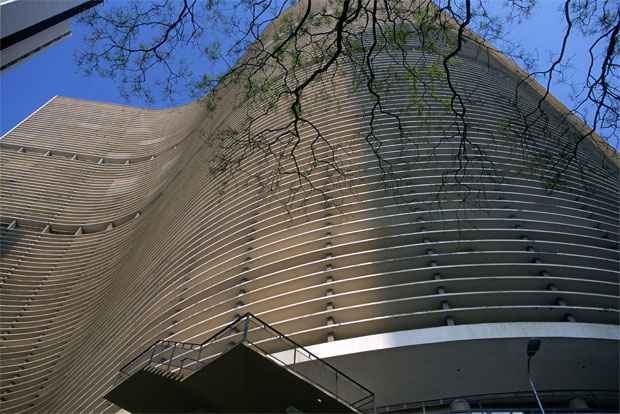 Edifício Copan, em São Paulo, é uma das obras curvas mais famosas do arquiteto  (ACERVO ANHEMBI E EVENTOS SAO PAULO 25/08/2003 )