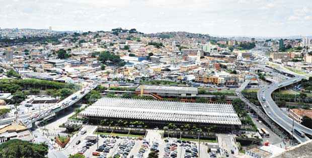 Terminal Rodoviário Governador Israel Pinheiro, depois da mudança para o Bairro São Gabriel, vai receber os ônibus das linhas que integram o sistema BRT das avenidas Antônio Carlos e Cristiano Machado (Leandro Couri/EM/D.A.Press)