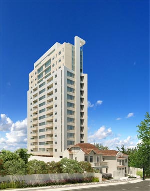 Fachada do Morada Fontenelle, que ser entregue em 2014 (Perspectiva / Construtora Lder)