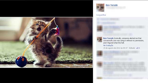O filhote já está envolvida em uma polêmica de uso de imagens sem autorização (Reprodução/Facebook )