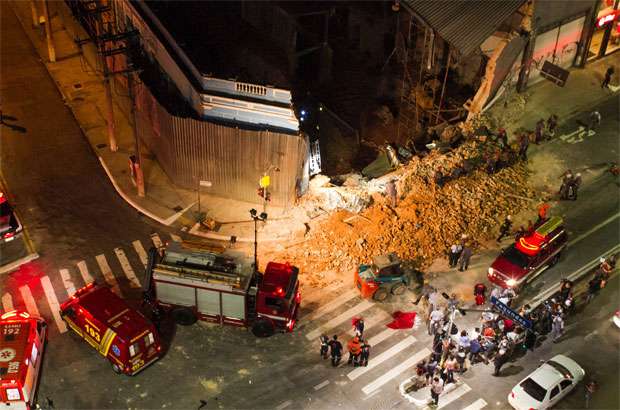 Após o incidente, local foi isolado (Edson Lopes J./Folhapress) Após o incidente, local foi isolado (Edson Lopes J./Folhapress)