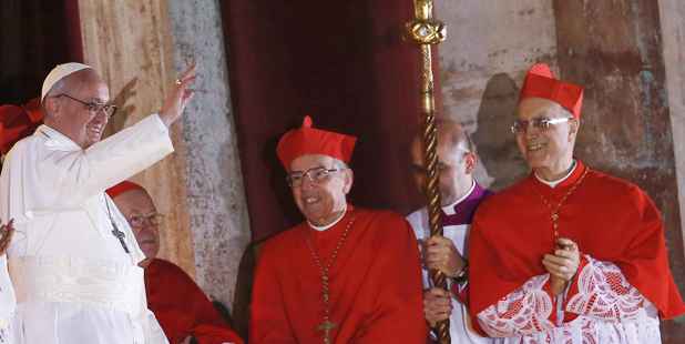 Antes da oração, o papa Francisco I agradeceu pela acolhida dos fiéis (REUTERS/Alessandro Bianchi )