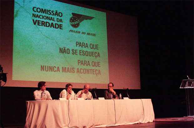 Comissão Nacional da Verdade se reuniu no Teatro Maison de France, no Centro do Rio, para discutir as causas da falência da Panair (ALE SILVA/FUTURA PRESS/ESTADÃO CONTEÚDO RJ )