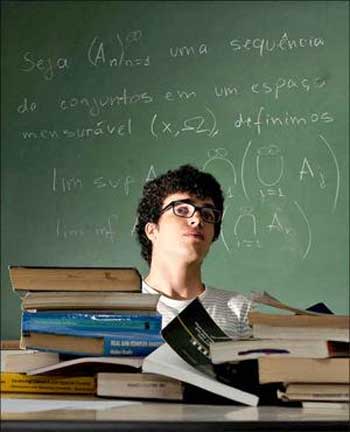 Estudante de matemática, Leandro prefere fazer carreira na pesquisa   ((Edilson Rodrigues/CB/D.A PRESS))