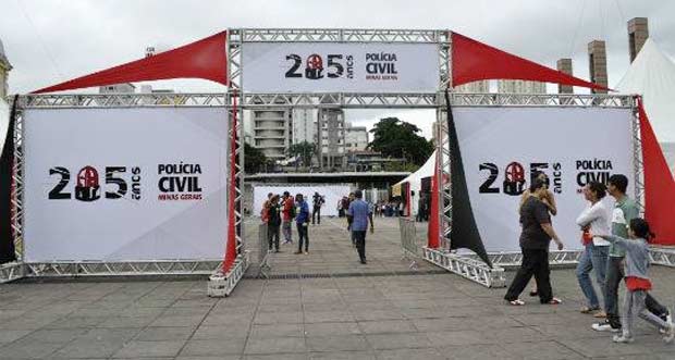 Evento vai acontecer durante todo o sábado no Centro de Belo Horizonte (Polícia Civil/Divulgação)
