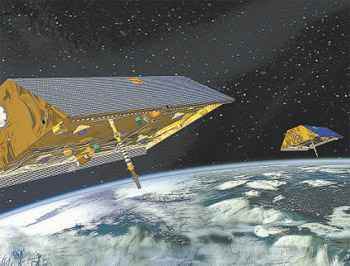 O satélite Grace vai ajudar a estimar o risco de queimadas: capacidade de medir a umidade do solo (JPL/NASA/DIVULGAÇÃO)
