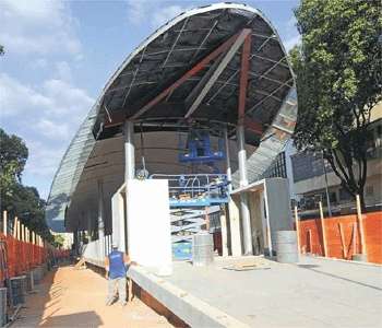 Estação na área central: mudança de linhas e itinerários dá forma ao principal meio de transporte de massa do município (Cristina Horta/EM/D.A PRESS)