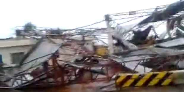 Imagens retiradas de um vídeo no YouTube mostram o que restou da rodoviária (Reprodução/YouTube) Imagens retiradas de um vídeo no YouTube mostram o que restou da rodoviária (Reprodução/YouTube)
