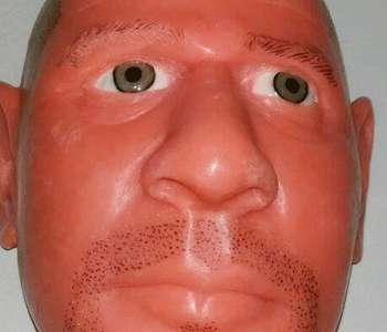 O agente que teve o rosto copiado não quis ser identificado (Divulgação/Seape) O agente que teve o rosto copiado não quis ser identificado (Divulgação/Seape)