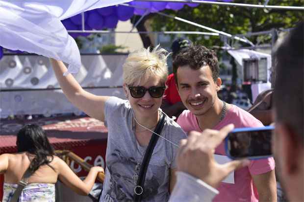 A atriz Leandra Leal foi uma das famosas que participou do evento (André Muzell / AgNews) A atriz Leandra Leal foi uma das famosas que participou do evento (André Muzell / AgNews)
