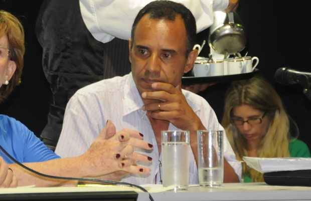 Válbio Messias da Silva falou em audiência na Comissão de Direitos Humanos na ALMG (Beto Novaes/EM DA Press)
