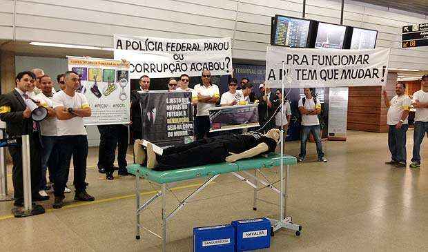 Sindicato dos Policiais Federais no Estado de Minas Gerais / Divulgação Sindicato dos Policiais Federais no Estado de Minas Gerais / Divulgação