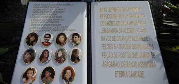 Os restos mortais das crianças vítimas de massacre em escola de Realengo, em 2011, ganham jazigo perpétuo no Cemitério jardim da Saudade, Sulacap, zona oeste do Rio de Janeiro. (Tomaz Silva) Os restos mortais das crianças vítimas de massacre em escola de Realengo, em 2011, ganham jazigo perpétuo no Cemitério jardim da Saudade, Sulacap, zona oeste do Rio de Janeiro. (Tomaz Silva)