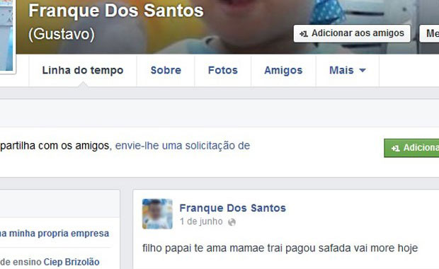 Reprodução/Facebook Reprodução/Facebook