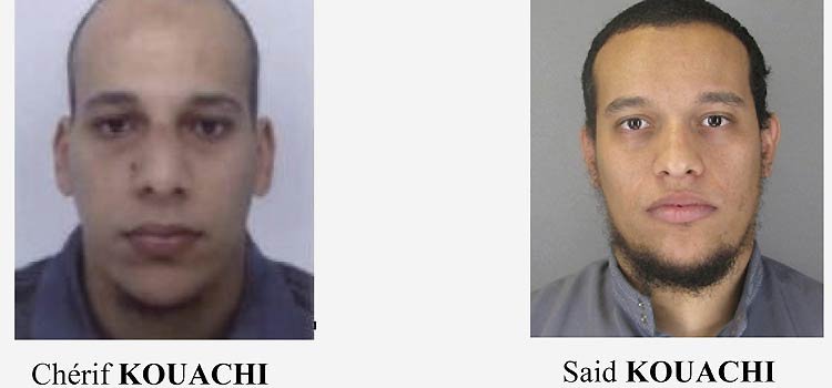Suspeitos de ataque contra Charlie Hebdo são vistos no norte da ... - Estado de Minas