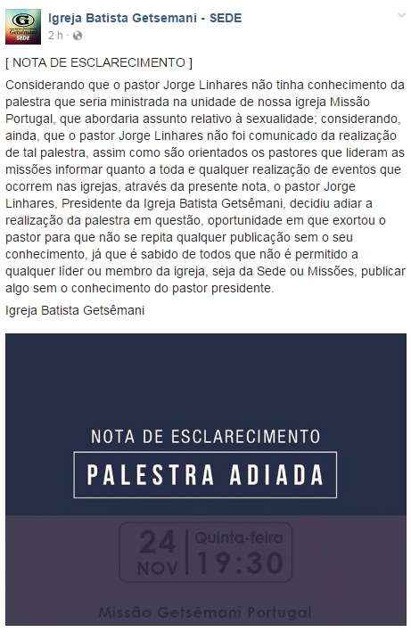 Reprodução Facebook Reprodução Facebook
