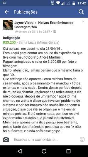 Reprodução/Facebook Reprodução/Facebook