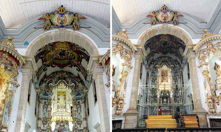Obra restaura Igreja Nossa Senhora do Rosário dos Pretos em ... - Estado de Minas
