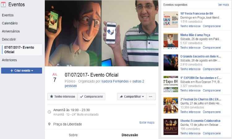 Reprodução/Facebook Reprodução/Facebook