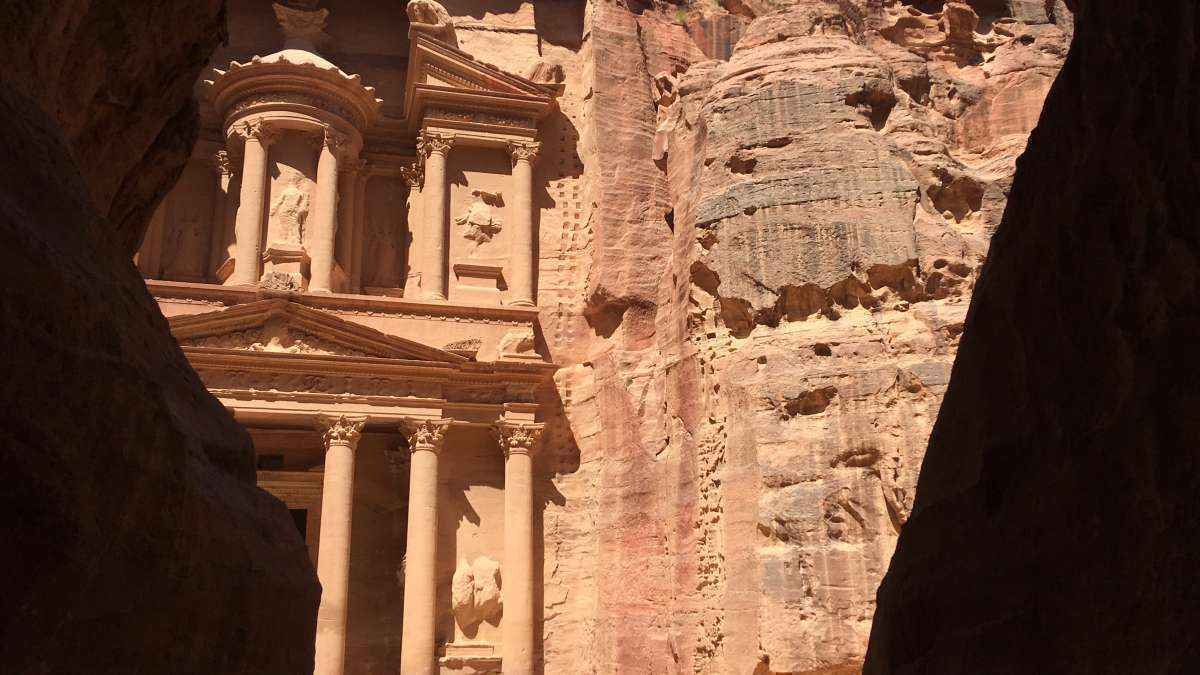 Petra � um dos destinos mais belos do mundo (Bertha Maakaroun/EM/D.A Press)
