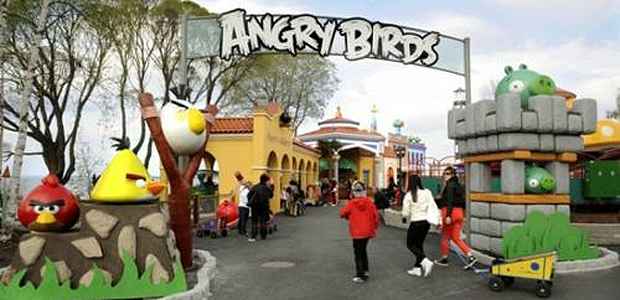 Jogo Angry Birds ganha versão em parque temático