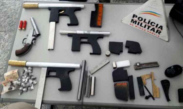 Metralhadoras caseiras: Apreensões de armas de fogo clandestinas