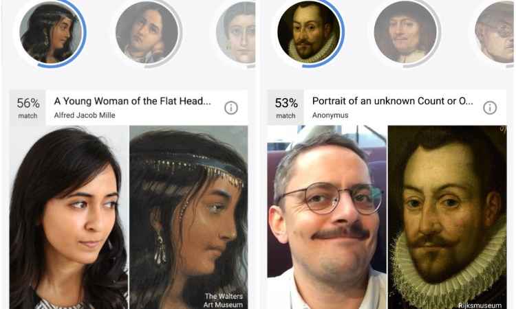 Google libera Art Selfie no Brasil com novos retratos da Pinacoteca