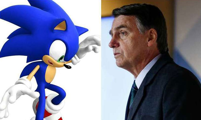Música de 'Sonic' é usada em vídeo de Jair Bolsonaro e personagem