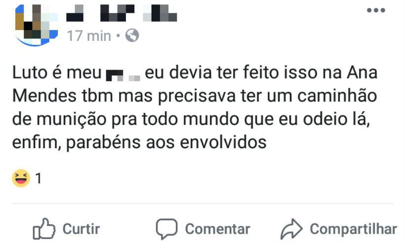 Resultado de imagem para Jovem provoca pânico em MG ao apoiar massacre em Suzano e ameaçar escola