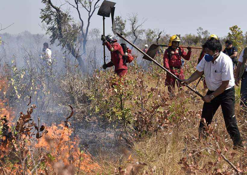 Presidente da Bolívia se perde na selva enquanto combatia incêndios