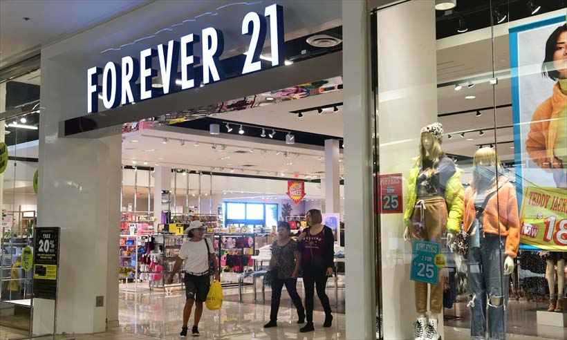 Forever 21 pede recuperação judicial para evitar falência