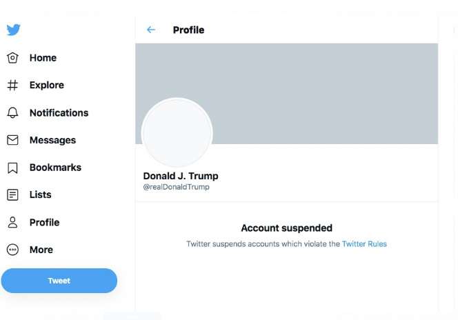 Twitter suspende permanentemente Donald Trump da rede social