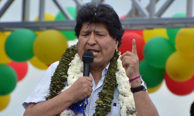Ex-presidente Evo Morales testa positivo para COVID-19