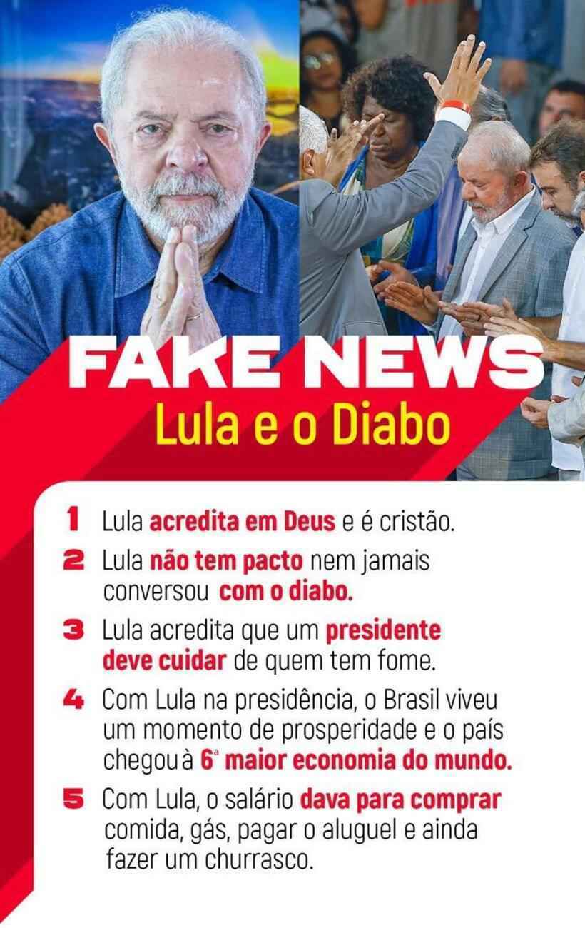 Grupo de evangélicos declara apoio a Lula no 2º turno das eleições