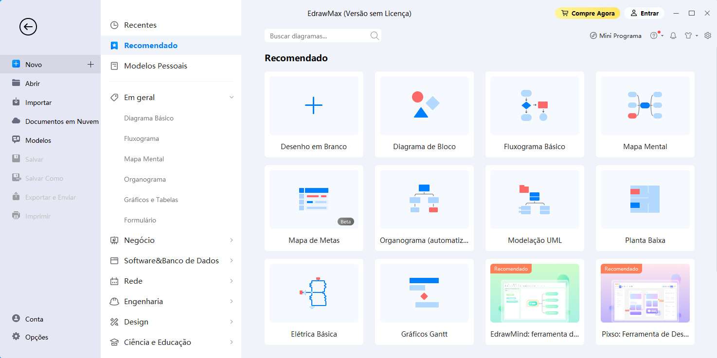 Criador de Diagramas Gratuito